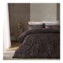 OHS Tufted Arches Duvet Cover Set – Double, Coffee