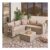 OHS Tuscany 5-Seater Rattan Sofa Set Natural