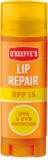 OKeeffes Lip Repair and Protect SPF 15, 4.2g For Extremely Dry, Cracked Lips Water Resistant, 24 HR Moisturisation & Protects Against UVA & UVB Rays