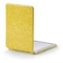 OMIRO 1x/3x Two-Sided Compact Mirror in PU Leather Glitter Gold