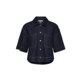 ONLCLEO Denim Shirt for Women in Dark Blue, Size M