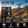OOTD T10 E-Scooter 48V 13.5/18Ah LED Display Electric Scooter 11-inch Tire with code PayPal discount – Top UK Electric Scooter Store