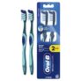 ORAL-B PRO-Clean Advanced Manual Toothbrush Deep Cleaning & Plaque Removal Medium Bristles, 2X
