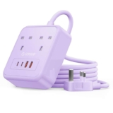 ORICO 1.5M Extension Lead with USB Slots, PD 20W USB C Charger Purple (W/voucher) Sold by ORICO Official Store, FBA