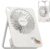 ORICO USB Desk Fan, 3-Speed Adjustable Small Fan, 180 Foldable with LED Display, Quick Release Grille, Quiet Cooling Portable Personal Fan for Table, Sleeping, Office, Bedroom & Travel – NO BATTERY