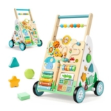 OSLINE Wooden Montessori Baby Walker for 1-Year-Olds