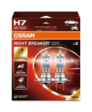 OSRAM NIGHT BREAKER 220, H7, 220% more brightness, halogen headlight lamp, 64210NB220-2HB, Folding Box (2 lamps)