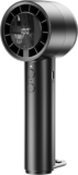 OUILA Mini Portable Handheld Fan with LED Display, 3000mAh USB Rechargeable Hand Fan with 5 Speeds for Travel Camping Home Office – Black