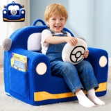 OUOZZZ Car Toddler & Kids Chair, Cosy Sherpa Kids Sofa for Bedroom, Ages 3