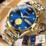 OUPINKE 3259 Men Automatic Watch Real Gold Dual Calendar Mechanical Watch (with code & seller discount) OLEVS Watches Choice Store
