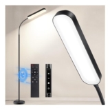 OUTON LED Floor Lamp 15W 1500lm, Dimmable, 4-Color Temp Black