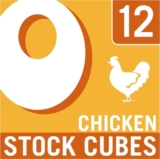 OXO Chicken Stock Cubes, Savoury Chicken Flavour, 12 Cubes (71 g) (1-Pack)