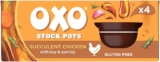 OXO Chicken Stock Pots with Garlic & Thyme, 80 g (4 x 20 g)