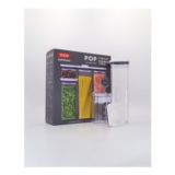 OXO Five Piece White Reusable Pop Container Set