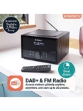 Oakcastle Bluetooth DAB Radio & CD Player 40 Watt Mains Powered Hifi System (Certified Refurbished) Sold By Thorness Outlet – With Code