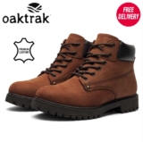 Oaktrak Mens 6 Eye Leather Boots Free Delivery Using Code