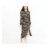 Oasis Slinky Black Jersey Floral Long Sleeve Split Midi Dress