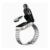 Obasyhig 2-in-1 Steel Strap Smart Watch with Bluetooth Earbuds