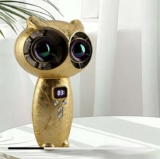 Obasyhig Owl Twin-Turbo Digital Display Fan Gold/Silver/Purple/Pink – Sold & Delivered By GREET DREAM LTD