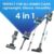 Ochama Cordless 4-in-1 Handheld Stick Vacuum Cleaner, 18 kPa Suction, LED Display, 40-Minute Runtime for Home, Pet Hair & Dust Cleaning