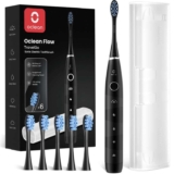 Oclean Flow TravelGo Set – sonic tooth brush, 6 heads and travel case – open box set