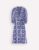 Octavia Cotton Dress Blue Ivory Embroidery