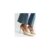 Off White Embossed Croc Slingback Court Shoes