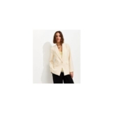 Off White Single Breasted Blazer Jacket