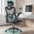 Office Chair Ergonomic Desk Chair with Lumbar Support Headrest Adjustable, Padded Flip-up Armrests Comfy Seat Cushion High Back Task Chair
