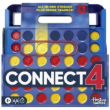 Official Hasbro Games Connect 4 Game (2025 Edition) All-in-1 Storage, Carrying Case, Score Tracker Ages 6 2 Players