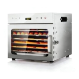 Oiyocemo 6-Tray Stainless Steel Food Dehydrator, 30-90C