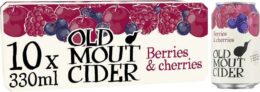 Old Mout Berries & Cherries Cider 10 x 330ml Cans (Clubcard Price)