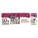 Old Mout Cider Berries & Cherries 10 x 330ml Cans (£8.07 S&S)