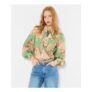 Olivia Printed Blouse with Detachable Tie