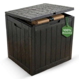 Olsen & Smith 118L Recycled Lockable Outdoor Garden Storage Box & Parcel Box