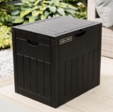Olsen & Smith 126L Lockable Outdoor Garden Plastic Storage Box – with Voucher – Sold & Shipped by Packed Direct