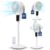 Olsen & Smith Pedestal & Tabletop Air Circulator Fan Quiet Oscillating Portable Desk & Floor Standing Fan Remote Control – UK Mainland