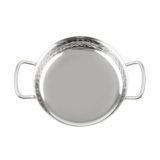 Olympia Hammered Stainless Steel Handled Presentation Dish, 125mm
