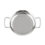Olympia Hammered Stainless Steel Handled Presentation Dish, 125mm