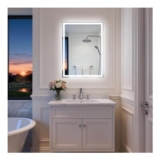 Olyvren Bathroom Mirror with Lighting 44.5 X 60 Cm