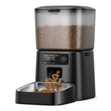 Oneisall Automatic Cat Feeder with Stainless Steel Bowl 3.5L