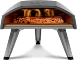 Ooni Koda 12 Gas Pizza Oven 12 Propane Powered Outdoor Oven with 37 mBar Regulator and Gas Hose, Portable Pizza Oven Reaches 500C in 15 Minutes- Foundry Black