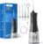 Operan Water Dental Flosser for Teeth Cordless, 300ML Rechargeable Oral Irrigator with 4 Modes, Water Flossers for Adults, IPX7 Waterproof, Use at Home/Travel, Black, 1 Pack 4 Nozzles