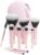 Optimised 10-Piece Makeup Brush Set with Rose Gold Handles & Soft Two-Toned Bristles for Foundation Powder Eyeshadow – Portable Travel Bag Included Ideal for Beginners Acrylic Grip Complete Collection