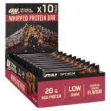 Optimum Nutrition Whipped Protein Bars Chocolate Caramel Flavour, 10 x 60g – Sold/Shipped by Wildflower Trading Ltd