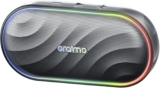 Oraimo Bluetooth Speaker,Waterproof Portable Speaker with LED Lights,30-Hour Playtime Wireless Speaker, Boost Battery Life, HD Microphone, TF Card & FM Radio, Rechargeable via Type-C