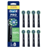 Oral-B Pro Cross Action Black Toothbrush Heads 8 Pack (Superdrug Members)