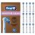 Oral-B Pro Sensitive Clean Original Electric Toothbrush Head, X-Shaped & Extra Soft Bristles for Gentle Brushing & Plaque Removal