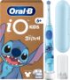 Oral-B iO Kids Electric Toothbrush, Disney Stitch – 1 Handle, 1 Brush Head, Travel Case, 3 Modes with Sensitive Mode, 2-Min Music Timer, For Ages 6, UK Two Pin Plug