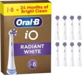 Oral-B iO Original Electric Toothbrush Heads, Radiant White – Pack of 8 (Prime Exclusive)